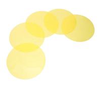 COMPUKAS 5 Pellicole Filtranti Gel per Correzione Luce Calda, Film Colorati Plastica per Lampade, Decalcomanie Sovrapposizione Colore, Resistenti allo Sbiadimento, per Illuminazione Casa