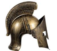 COMPUKAS Casco da Soldato Romano per Adulti in Plastica Fodera Confortevole e Resistente per Performance e Cosplay
