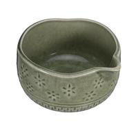 COMPUKAS Ciotola Matcha Cerimoniale in Ceramica con Beccuccio per Preparazione Tè, Design Elegante e Funzione Multipla per Cerimonie Giapponesi e Amanti del Tè