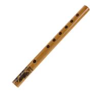 COMPUKAS Clarinetto Cinese a 6 Fori in Bambù Leggero e Portatile, Strumento Musicale a Fiato per Principianti, Flauto Cinese Versatile per Scuola, Concerti e Prove