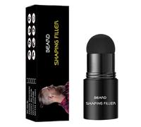 COMPUKAS Correttore per Barba Maschile Nero Mini Spazzola Riempitivo Modellante Portatile per Barba Durevole Strumento Pratico per Definire e Curare in Casa