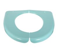 COMPUKAS Cuscino Sedile Wc Pieghevole in Plastica Verde, Coprisedile Lavabile e Portatile per Viaggi e Uso Domestico, Adatto a Adulti