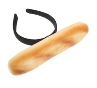 COMPUKAS Cute Bread Headband Lightweight Food Hair Hoop for Parties Cosplay and Spa Makeup Fun Accessory for Women and Girls Celebrations