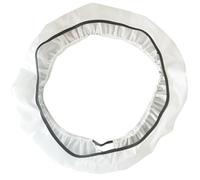 COMPUKAS Diffusore di Luce Circolare Anello 18 Pollici in Nylon Traslucido Paralume Morbido per Illuminazione Uniforme, Riflettore Fotografico Regolabile per Selfie e Studio Fotografico