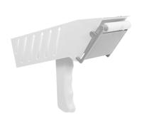 COMPUKAS Distributore Manuale Etichette per Spedizione Bianco in Plastica Impugnatura Ergonomica Risparmia per Superfici Piane in Ambienti di Spedizione e Trasporto