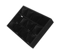 COMPUKAS Espositore Orologi con Vassoio per Bracciali Imbottito Organizer per Gioielli Custodia per Orologi e Bracciali Design Portatile e Elegante per Armadio o Vetrina