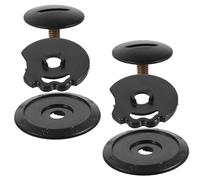 COMPUKAS Kit 6 Pezzi Base Meccanismo per Visiera Casco Moto in PC Facile Installazione Accessorio Sostitutivo per Casco Motociclistico