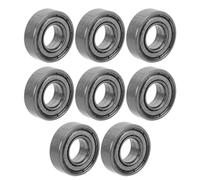 COMPUKAS Kit 8 Pezzi Cuscinetti a Sfere per Ruota Orientabile Anteriore Sedia a Rotelle in Acciaio Struttura a Smontaggio Rapido per Uso Ospedaliero e All'aperto