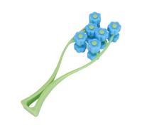 COMPUKAS Massaggiatore Facciale a Rullo 6 Ruote a Fiore, Rullo per Massaggio Viso e Mento, Piccolo e Portatile, per Uso Domestico e Rilassamento in Ogni Luogo