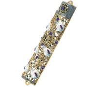COMPUKAS Mezuzah per Hanukkah con Pergamena di in Lega per Porta, Decorazione Ebraica e Protezione dell’Ingresso la Casa Ebraica