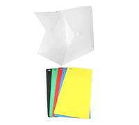 COMPUKAS Mini Studio Fotografico Portatile Luce LED Integrata, Tenda Pieghevole in Abs Bianco per Sfondo Fotografico di Orologi e Altri Oggetti, Set