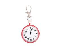 COMPUKAS Orologio da Tasca Rosso Vintage Catenina e Ciondolo | Vetro e Lega, Meccanismo Premium, Apertura a Pressione, Precisione Affidabile per Uso Quotidiano e Feste