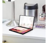 COMPUKAS Palette Trucco Magnetica Vuota Specchio e Vassoio Porta Ombretti, Organizer Cosmetici Multifunzione per Ombretti, Fard e Illuminanti, Ampia Capacità per Make-up Personalizzato