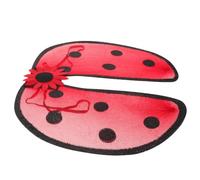 COMPUKAS Pieghevoli a Forma di Coccinella per Design Realistico, Tessuto Leggero e Facile da Indossare per Spettacoli All'aperto e Feste in Maschera