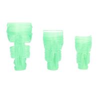 COMPUKAS Reti per Bottiglie Saline 36 Pezzi in Plastica Resistente Coperture Portaflaconi Riutilizzabili per Uso Domestico, Ospedaliero e Case di Cura, Supporto Rete Sospesa per Infusione