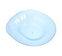 COMPUKAS Sitz Bath Per Donne Gravidanza e Post-operatorie Vasca Da Bagno Portatile Per Intima e Trattamento Design Ergonomico Blu Con Ampia Area Di Seduta