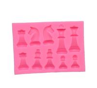 COMPUKAS Stampo in Silicone per Dolci a Forma di Scacchi Verde, Resistente al Freddo e Sicuro per Frigorifero, la Preparazione di Dolci Fatti in Casa Colore Casuale