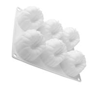 COMPUKAS Stampo in Silicone per Torta a Forma di Lampone, Stampo Fondente e Moule per Mousse, Bianco, Realistico, Facile da Pulire, per Decorazioni Dolci e Baking