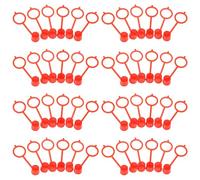 COMPUKAS Tappi Freni Rossi in 200 per Ingrassatori e Plastica Cappucci Protettivi Resistenti Sfiato Accessori Veicoli, Adatti per Biciclette e Auto