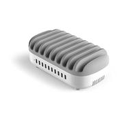 Compulocks - Stazione di Ricarica con 10 Porte USB, 120 W, 2,4 A, 10 connettori di Uscita (USB), Regno Unito