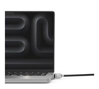 Compulocks Ledge Lock Adattatore per MacBook Pro 14" M1, M2 & M3 con lucchetto con chiave, argento