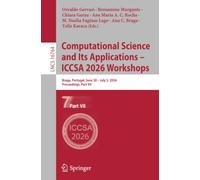 Computational Science and Its Applications - ICCSA 2026 Workshops: Braga, Portugal, June 30 - July 3, 2026, Proceedings, Part VII