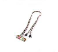 Computer Case Front Mount Interfacce Modulo di Espansione con 2 Porta USB 2.0 Connettori 3.5mm Pannello Frontale Cavo di Estensione Computer Chassis Interfacce