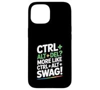 Computer 'Ctrl+Alt+Canc' Nerd Custodia per iPhone 15