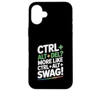 Computer 'Ctrl+Alt+Canc' Nerd Custodia per iPhone 16 Plus