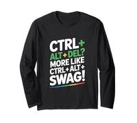 Computer 'Ctrl+Alt+Canc' Nerd Maglia a Manica