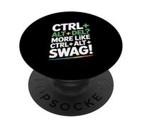Computer 'Ctrl+Alt+Canc' Nerd PopSockets PopGrip Adesivo