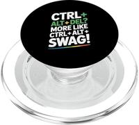Computer 'Ctrl+Alt+Canc' Nerd PopSockets PopGrip per MagSafe