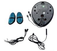 Computer da bicicletta con calorie, frequenza cardiaca, distanza, contapassi, display LCD, sensore per ciclismo, fitness, palestra, allenamento a casa, blu (B)
