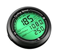 Computer da bicicletta rotondo wireless con 20 funzioni, contachilometri con retroilluminazione automatica e tachimetro for bici da strada MTB