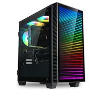 Computer da gioco con microfono continuo per PC NVIDIA GeForce RTX 5060 Ti 8 GB, CPU AMD Ryzen 7 5700X 8 core, 32 GB di RAM, 1 TB NVMe SSD, WiFi, Windows 11 Pro - Computer RGB Gamer