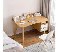 Computer DeskComputer Home Office scrivania con cassetti, tavolo in legno multiuso per computer Studio Tabella di scrittura di scrittura moderna Assemblaggio zero Simple senza sedia (39,5 "L x