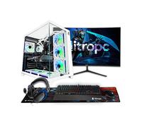 PC Gaming completo Nitropc Pack Estremo - Intel i9-12900KF, RTX 5070 12GB, RAM 32GB, M.2 2TB, Windows 11 Pro, WiFi - Monitor 27 QHD e accessori - Nouvo