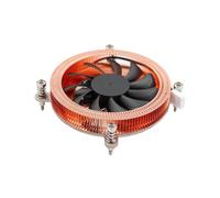 Computer Desktop NAS ITX con CPU A Compressione Verso il Basso, Ventola del Radiatore Silenziosa con Tubo di Calore In Rame Puro Ultrasottile da 1U