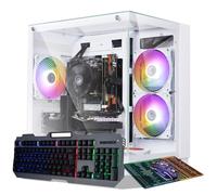 Computer desktop per PC da gioco precostruito, desktop Intel Core i7, funzionamento a una frequenza di 3,4-3,9 GHz, scheda grafica RX590 con memoria video GDDR5 da 8 GB, RAM da 16 GB, SSD NVME da 1 TB