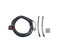 Computer Desktop Scheda Madre PC Avvio Esterno Pulsante di Accensione/Spegnimento Cavo di Prolunga per Pulsante DIY Nero e Rosso