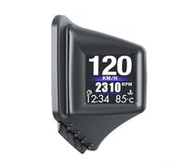 Computer di bordo multi-interfaccia OBD2 e GPS HUD per il monitoraggio dei dati del veicolo con installazione flessibile sul montante A o sul cruscotto
