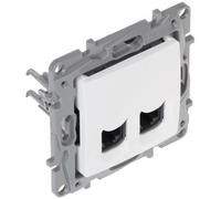 Computer doppia presa 2x RJ45 cat. 6 UTP NILOE 764574