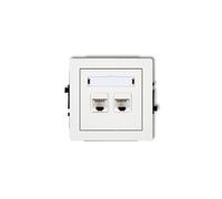 Computer doppia presa 2xRJ45, cat. 5e DECO DGK-2