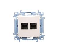Computer doppia presa 2xRJ45 cat.5e Simon 10 C52.01/41