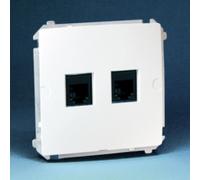 Computer doppia presa 2xRJ45 cat.6 Simon Basic BM62.01/11