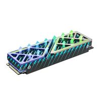 Computer Drive Heatsink, Laptop Radiator Cooler, 2.89x 0.90 x.41 inches Portable Thermal Pad, High Efficiency Heat Dissipation, Lightweight Design for Games, Entertainment Use
