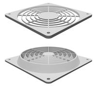 Computer Fan Ducted Grill 120mm Airflow Director for Dual Cooling System