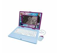 Lexibook, Frozen, Portatile Bilingue e Educativo Spagnolo/Inglese, Giocattolo per Bambini, 170 Attività per Imparare, Giocare Giochi e Musica, Grande schermo, Viola/Blu, JC599FZi2