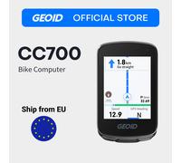 Computer GPS per Bicicletta GEOID CC700/CC700Pro con Schermo a Colori da 2,8 Pollici, Impermeabile, Contachilometri, Navigazione Percorsi, Tachimetro per Bici