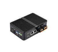Computer industriale Gigabit/2.5G Dual Ethernet basato su CM5 non incluso, supporta l'uscita display 4K, modulo 4/5G, adatto per tutte le varianti CM5, porte dual Ethernet, interfacce 2xRS485, 2xRS232